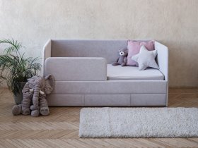 Диван-кровать Happy (светло-серый) в Кольцово - kolcovo.mebel-nsk.ru | фото