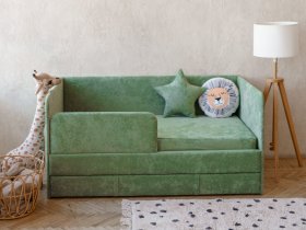 Диван-кровать Happy (зеленый) в Кольцово - kolcovo.mebel-nsk.ru | фото