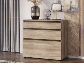 Комод КМ-01 Энигма (венге/дуб каньон) в Кольцово - kolcovo.mebel-nsk.ru | фото