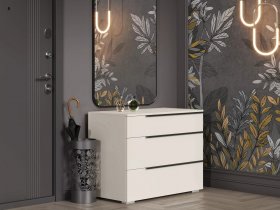 Комод с 3 ящиками Айри КМ-001 (кашемир) в Кольцово - kolcovo.mebel-nsk.ru | фото