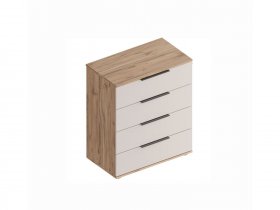 Комод с ящиками Сицилия (дуб альпийский/тефия) в Кольцово - kolcovo.mebel-nsk.ru | фото