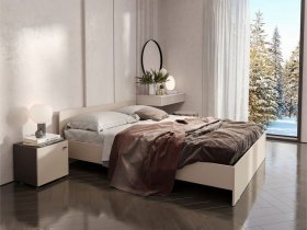 Кровать двухспальная 1,6м Гиза в Кольцово - kolcovo.mebel-nsk.ru | фото