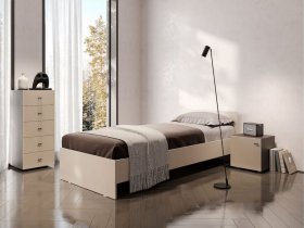 Кровать односпальная 0,9м Гиза в Кольцово - kolcovo.mebel-nsk.ru | фото
