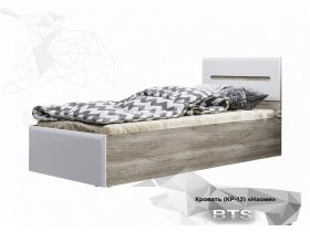 Кровать односпальная Наоми КР-12 в Кольцово - kolcovo.mebel-nsk.ru | фото
