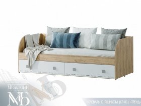 Кровать с ящиками Тренд КР-01 в Кольцово - kolcovo.mebel-nsk.ru | фото