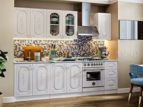 Кухонный гарнитур Лиза-2 (белый) в Кольцово - kolcovo.mebel-nsk.ru | фото