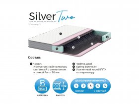 Матрас Silver Two в Кольцово - kolcovo.mebel-nsk.ru | фото