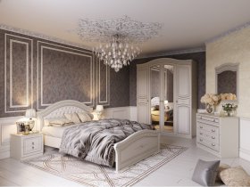 Модульная спальня Николь (Мебельград) в Кольцово - kolcovo.mebel-nsk.ru | фото