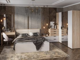 Модульная спальня Норд в Кольцово - kolcovo.mebel-nsk.ru | фото