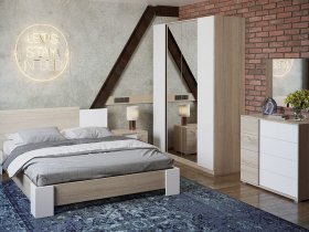 Модульная спальня «Валери» в Кольцово - kolcovo.mebel-nsk.ru | фото