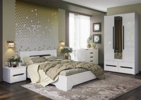 Модульная спальня Валирия в Кольцово - kolcovo.mebel-nsk.ru | фото