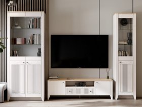 Модульная стенка Валенсия в Кольцово - kolcovo.mebel-nsk.ru | фото