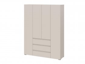 Шкаф четырехстворчатый с ящиками Люмо ШК-05 в Кольцово - kolcovo.mebel-nsk.ru | фото