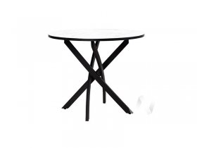 Стол обеденный Лион (мрамор белый/черный) в Кольцово - kolcovo.mebel-nsk.ru | фото