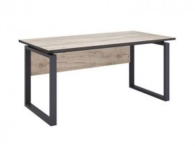 Стол руководителя Ст075.0 Гермес лофт (дуб крафт серый) в Кольцово - kolcovo.mebel-nsk.ru | фото
