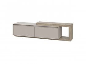 Тумба под ТВ 22 J-КШ Этна (дуб эндгрей/кашемир) в Кольцово - kolcovo.mebel-nsk.ru | фото