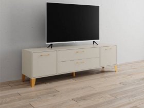 Тумба под ТВ Парус-13 (кашемир) в Кольцово - kolcovo.mebel-nsk.ru | фото